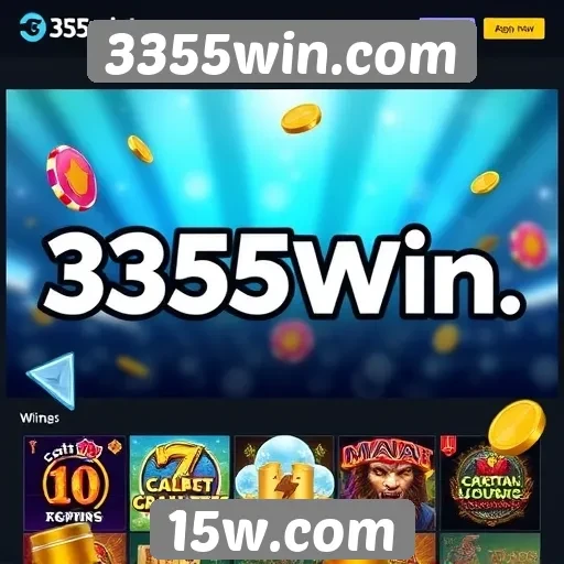 Opções de jogos disponíveis em 3355win